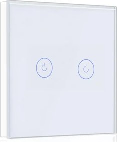 Kapcsoló Fénykapcsoló Doboz Intelligens Dupla Smart Home Fehér
