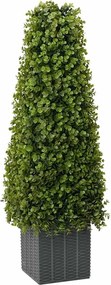 vidaXL Eukaliptusz Fű Torony Zöld 27 x 27 x 90 cm Műanyag