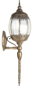 Vintage vintage fali lámpa antik arany