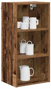 Függő szekrény polcokkal Riga Öreg fa 40 x 29,5 x 80 cm Faanyag