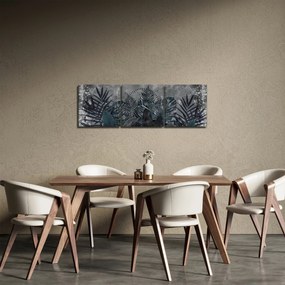 Kép - Pálmalevél (órával) (90x30 cm)