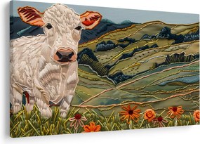 Kép - Kötött motívum utánzata (90x60 cm)
