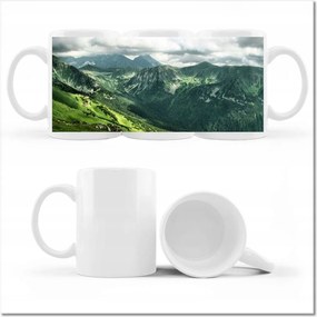 Bögre fényképpel Tátra Lengyel hegyek Kilátás