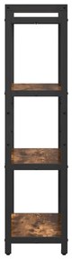 Könyvszekrény Füstölt tölgy 60 x 30 x 118 cm Faanyag