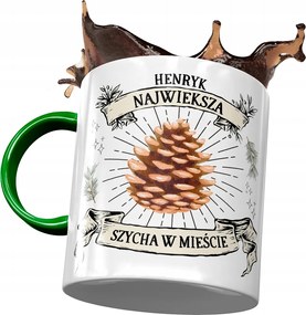 Zöld Bögre Henrik Férj Kolléga Ajándék Nyomtatott Fotóval