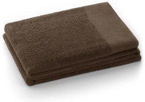 Barna frottír pamut törölköző 50x100 cm Amari – Restilo