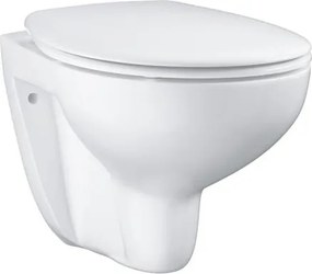 Grohe Bau Ceramic wc soft close ülőkével falra szerelhető alpesi fehér fényes felülettel hátsó kifolyással 39351000 G39351000