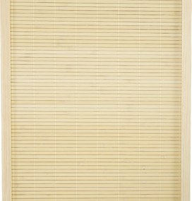 HOMCOM Bambusz Beltéri Paraván 4 Panel 180 x 180 cm Összecsukható Paraván - Természetes | Aosom