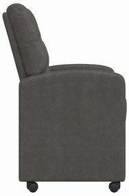 Kerekes Étkező Székek 2 pcs Fekete 58 x 67 x 97 cm Műbőr