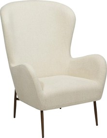 Krémszínű buklé fotel Glam – DAN-FORM Denmark