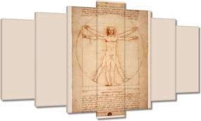 Festmények 140x80 A vitruviusi ember
