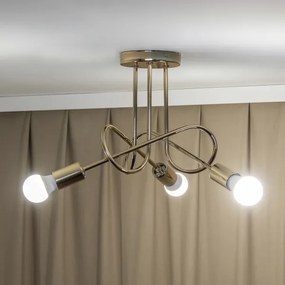 OXFORD felületre szerelt mennyezeti csillár 3xE27/15W/230V arany