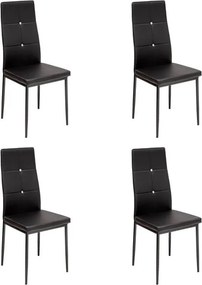 Elvira szék Fekete 4 db N