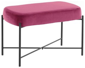 Rózsaszín bársony pad Berry - Støraa