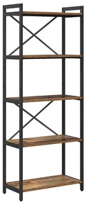 Könyvszekrény Régi fa 60 x 30 x 153 cm Faanyag