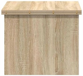 vidaXL Dohányzóasztal Sonoma tölgy 55 x 54,5 x 45 cm Faanyag