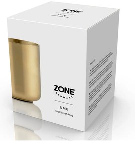 Sárgaréz színű rozsdamentes acél fogkefetartó pohár Ume Brass – Zone