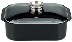 Elo 82660 Sütőedény üvegfedővel és aromásfogantyúval Pure Trend 40 x 26 cm