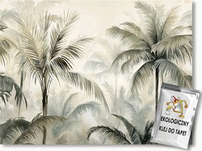 Fotótapéta Flizelina Grafika Dzsungel Fák Pálmafák Trópusok 400x280 ragasztó