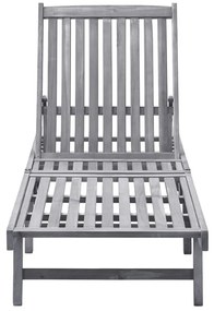 vidaXL tömör akácfa napozóágy