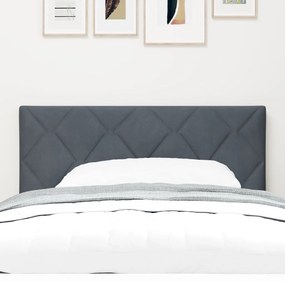 Fejtámla Gyémánt Blokk Design Sötétszürke 90 cm Plüss