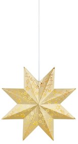 Markslöjd Markslöjd 704695 - Karácsonyi dekoráció SILVA 1xE14/25W/230V átm. 30 cm arany ML1283