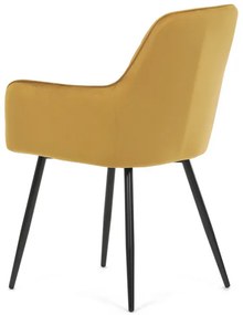 Sárga Bársony Étkezőszék. DCH-215 YEL4