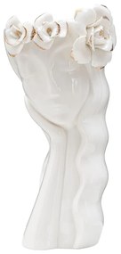 Cute Woman fehér porcelán váza - Mauro Ferretti