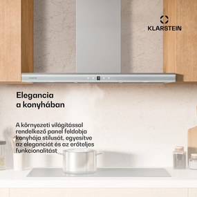 Klarstein Auriana páraelszívó, Környezeti fény, 700 m³/h, WiFi, Touch, LED