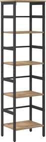 vidaXL Könyvespolc Artisan tölgy 40 x 29,5 x 149 cm Faanyag