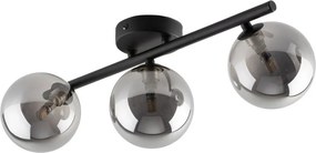 TK LIGHTING 6855 ESTERA Glamour Mennyezeti Lámpa Fekete, Grafit G9 IP20
