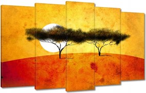 Festmények 100x60 Esti tájkép