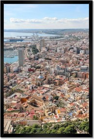 Poszterek keretben 40x60 Barcelona Panoráma
