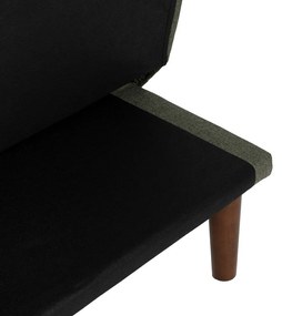 Zöld zsenília kinyitható kanapé 181 cm – Ixia