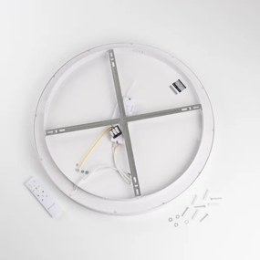 Brilagi - Fényerőszabályozható LED mennyezeti lámpa FALCON II LED/99W/230V átm. 60 cm fehér + távirányító