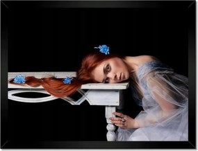 Poszterek keretben 40x30 Szűz hosszú hajjal