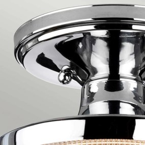 Elstead Lighting DUBLIN QZ-DUBLIN-SF-PC Plafonlámpa 1x60W/E27 IP44