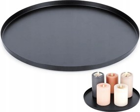 Dekoratív kompozíciós tálca gyertyatartó 30 cm
