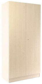 Visio fa szekrény, 90 x 45 x 185 cm, hengerzár, juhar