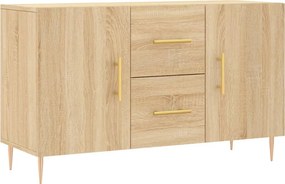 vidaXL sonoma tölgy színű szerelt fa tálalószekrény 100 x 36 x 60 cm