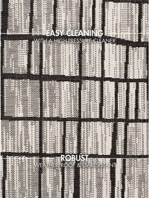 Fekete-krémszínű kerek kültéri-beltéri szőnyeg ø 160 cm Haringey Crouch – Ted Baker