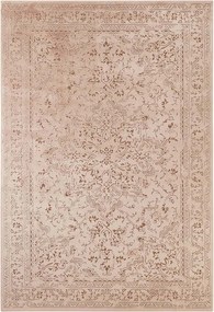 Szőnyeg 135x195cm, hagyományos, klasszikus nappaliba, narancssárga mintás