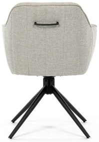 Krém Szövet Étkezőszék. HC-536 CRM2