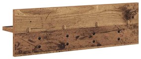 Fali Kabáthorog polcokkal Régi fa 60 x 10.5 x 18 cm Faanyag