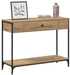 Konzolasztal Other kézműves tölgy 100 x 34.5 x 75 cm Faanyag