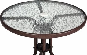 Kerti rattan bútor készlet GARTH Világos barna