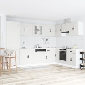 Konyhaszekrény Kalmar 2 pcs Fehér 80 x 46 x 81.5 cm Faanyag