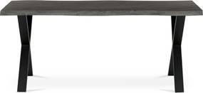 Étkezőasztal 180x90 cm MDF szürke tölgy