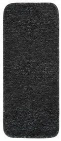 15 db antracit négyszögű csúszásmentes lépcsőszőnyeg 60 x 25 cm