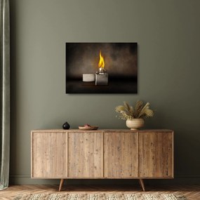 Egy öngyújtó képe (üvegen) (70x50 cm)